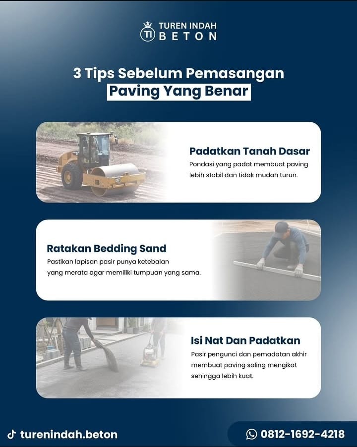 3 Tips Pemasangan Paving Agar Hasilnya Rapi dan Kuat
